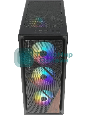 Компьютерный корпус Azza Forest черный без БП ATX 4x120мм 4x140мм 2xUSB 3.0 audio bott PSU