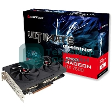 Видеокарта Biostar PCI-E 4.0 VA76S6RM81 RX7600 OC AMD Radeon RX 7600 8Gb 128bit GDDR6 2318/18000 HDMIx1 DPx3 HDCP Ret