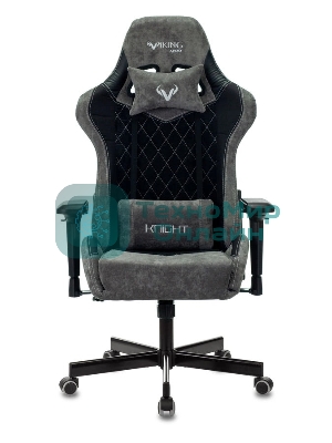 Кресло Бюрократ VIKING 7 KNIGHT B FABRIC черный, ткань, 120 кг, механизм качания