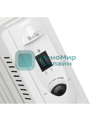 Обогреватель масляный Ballu Comfort BOH/CM-07WDN (7 секций) белый, 1500 Вт, 20 м2, термостат