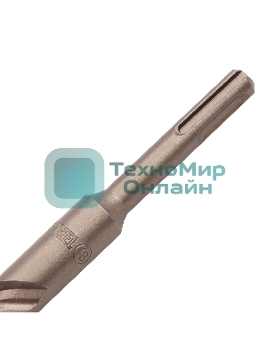 Бур по бетону Denzel двойная спираль, Cobalt W-tip, 18x260 мм, SDS PLUS