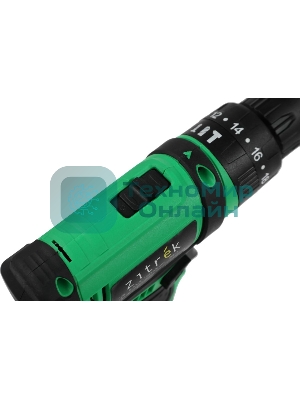 Дрель-шуруповерт аккумуляторная Zitrek Crusher 063-4054, Аккумуляторная, 12В, 2 АКБ, Ударная, Кейс
