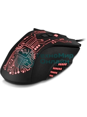 Мышь проводная SVEN RX-G715 черный, 3200 dpi, USB, кнопки - 8