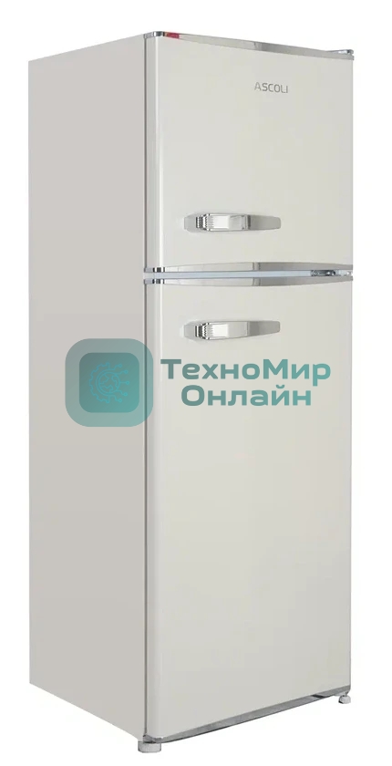 Холодильник Ascoli ARDFRY120 бежевый двухкамерный 84/36л морозилка сверху