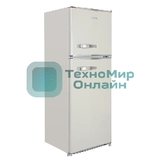 Холодильник Ascoli ARDFRY120 бежевый двухкамерный 84/36л морозилка сверху