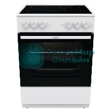 Плита электрическая Gorenje GEC6A11WG белый, конфорок 4 шт, духовка 65 л, 60 см x 85 см x 60 см