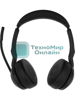 Гарнитура Jabra Evolve2 55 чёрный, беспроводная, Bluetooth, до 18 ч