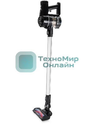Пылесос вертикальный Vitek Starlight VT-8143 черный/серебристый, питание от аккумулятора, 35 Вт, уборка сухая, пылесборник 0.6 л, работа от АКБ max 30 мин