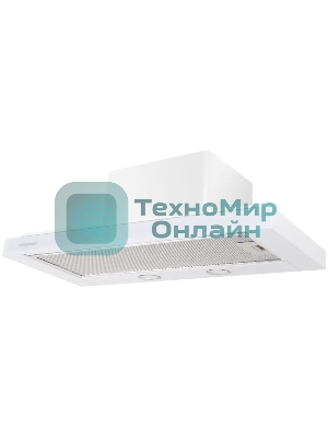 Вытяжка встраиваемая Maunfeld Ouse Touch Glass 60 белый, 60 см, 750 куб. м/ч, 48 дБ