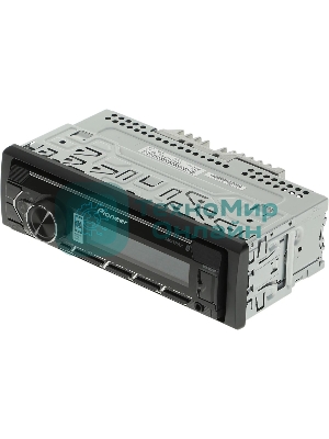 Автомагнитола Pioneer MVH-S325BT, 1 DIN, Bluetooth, USB Type-A, AUX, пульт ДУ, съёмная панель