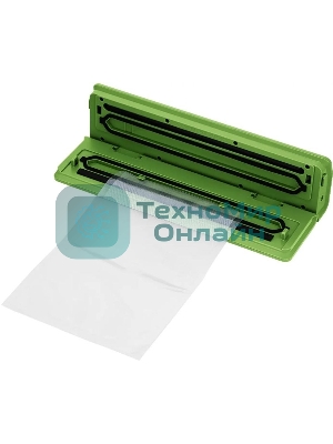 Вакуумный упаковщик Kitfort КТ-1558 ручной 70Вт 0.6Бар шир.пак.:30см зеленый