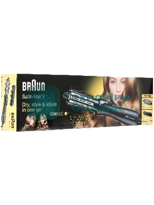 Фен-щетка Braun AS-720 MN черный, 700 Вт, 38 мм