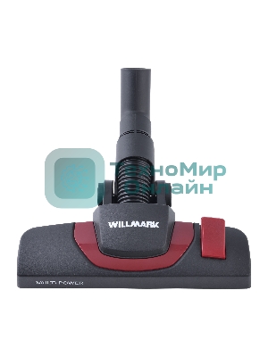 Пылесос Willmark VC-2630CYM ярко-красный, 450/2000 Вт, уборка сухая, пылесборник контейнер 2.5 л