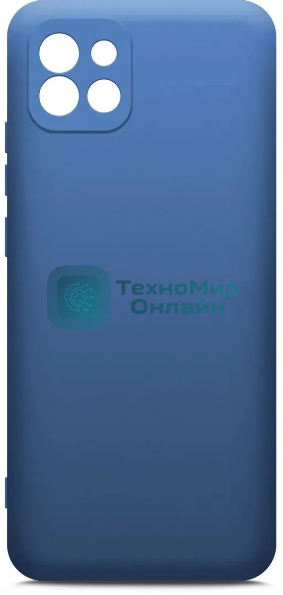 Чехол (клип-кейс) BoraSCO Microfiber Case для Samsung Galaxy A03 синий