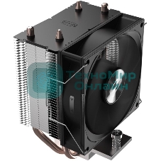 Кулер для процессора PCCooler R200 S115X/1200/1700/AM4/AM5 (TDP 110W, 90мм Non LED Fan, 2 тепловые трубки 6мм, 2200RPM, 28,3dBa)