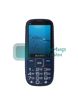 Мобильный телефон Maxvi B9 синий