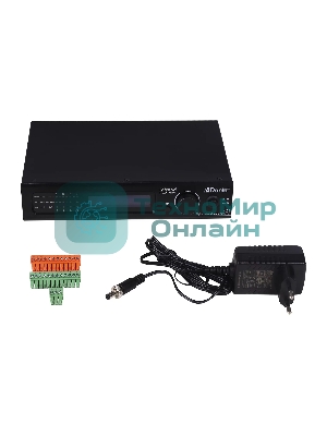 Конвертор Intrend ITDAN-PTR44 Dante - аналог. 4 входа/4 выхода phoenix, 2xRJ45(Dante). встроенный аудиопроцессор (gain, phantom power, mute). Управление ethernet/RS232. Питание 12V