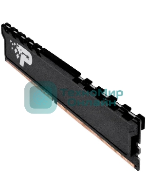 Оперативная память Patriot Signature Premium, DDR4, 8GB (1x8GB), 3200 MHz, CL22, с радиатором, чёрный