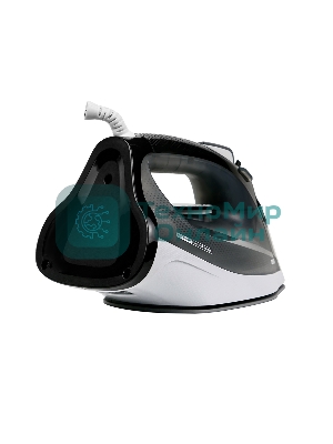 Утюг Centek CT-2307 черный/белый, 2800 Вт, 60 г/мин, 190 г/мин, 300 мл