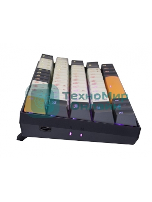 Клавиатура беспроводная Redragon Caraxes Pro, USB, Bluetooth/Радиоканал, черный