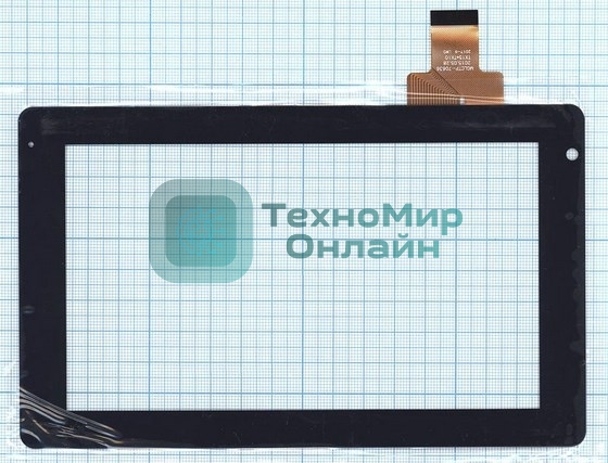 Сенсорное стекло (тачскрин) MGLCTP-70636. черное