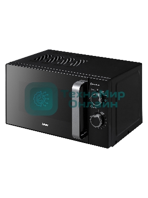 Микроволновая печь BBK 20MWS-776M/B-M черный, 20 л, 700 Вт, переключатели - поворотный механизм