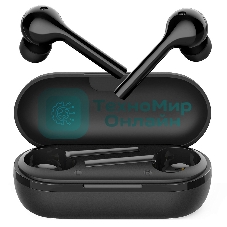 Наушники TWS CROWN CMTWS-5006 черный, внутриканальные, Bluetooth, сенсорное управление, до 4 ч