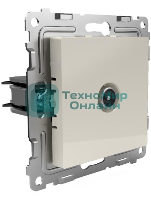 Коннектор TV TOKOV ELECTRIC СП Pixel механизм бежевый