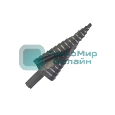 Сверло PATRIOT EXPERT по металлу ступенчатое 4-32 мм, Р6М5, упаковка блистер