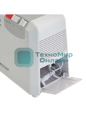 Мясорубка электрическая DELTA LUX DE-604M белый, 4000 Вт, 2.5 кг/мин, реверс, защита от перегрузки, насадки - 5