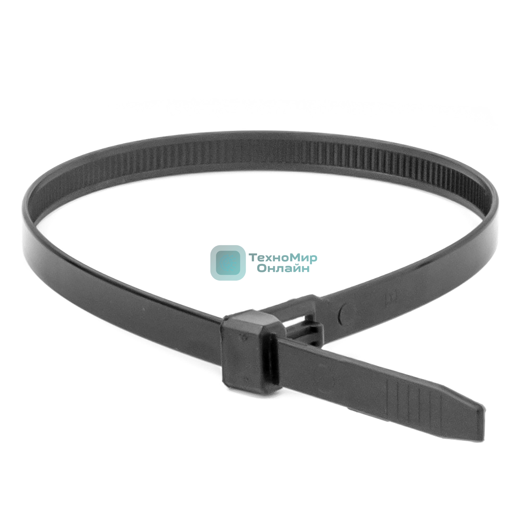 Хомут кабельный DKC 25350SR 7.6х200 полиамид многоразовый черный (уп. 100 шт)