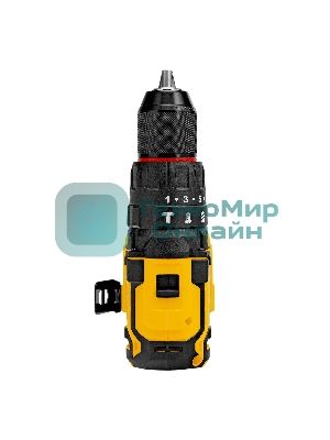 Дрель-шуруповерт Denzel CIDH-BL-20, 20 В, 2 Ач, 80 Нм, бесщеточный, ударный