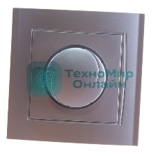 Светорегулятор (диммер) UNIVERSAL Бриллиант серебро