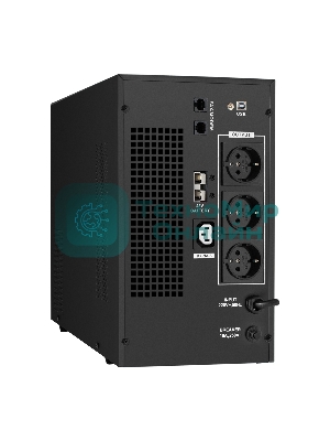 Комплект Источник бесперебойного питания EX295990RUS + батарея 40Aч EX282976RUS 4шт (инвертор, синус, для котла) ExeGate SineTower SZ-3000.LCD.AVR.3SH.1C13.RJ.USB <3000VA/2400W, чистый синусоида, LCD дисплей, AVR, 3хSchuko+1хC13, RJ45/11, USB, линейно-интерактивный, черный> + батарея ExeGate DT 1240 (12В, 40А·ч) 4шт