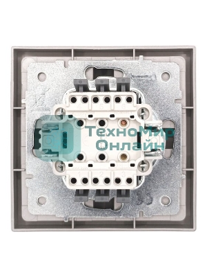 Выключатель 1-кл. с индик. СП ZIMA IP20 10А безвинт. зажим серый матовый LEZARD 704-7488-111QC