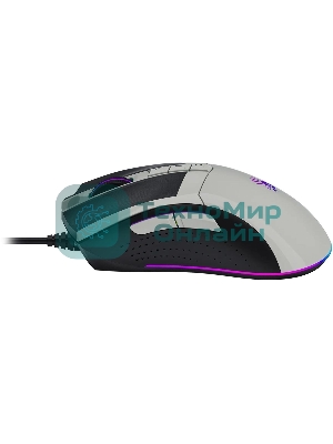 Мышь проводная A4Tech Bloody W90 Max белый/черный, 10000 dpi, USB, кнопки - 10