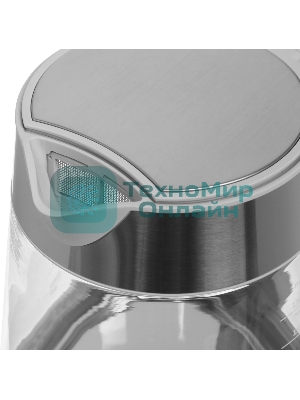 Чайник электрический Haier HK-500 1.7л. 2200Вт серый/белый корпус: стекло/пластик (TD0029955RU)