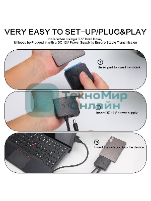 Кабель-адаптер USB3.0 ---SATA III 2.5/3,5