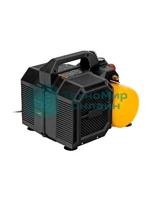 Компрессор Denzel DLS750/6 безмасляный малошумный 750 Вт, 140 л/мин,ресивер 6 л