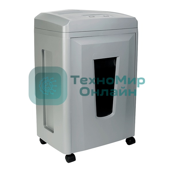 Шредер Heleos УП26-7+ серый (секр.P-7) фрагменты 6лист. 26лтр. пл.карты CD