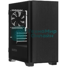 Компьютерный корпус Montech AIR 100 LITE черный без БП mATX 2x120мм 1xUSB2.0 2xUSB3.0 audio bott PSU