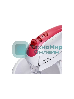 Миксер Delta LUX DL-5071C белый/розовым