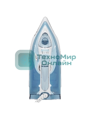 Утюг Atlanta ATH-5544 голубой/белый, 2200 Вт, 32 г/мин, 85 г/мин, 400 мл
