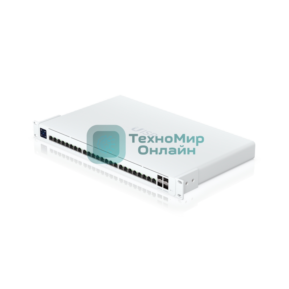 Коммутатор Ubiquiti UISP Switch Pro PoE-коммутатор, 24х 1G RJ45, 4х 10G SFP+, раздача 220 Вт