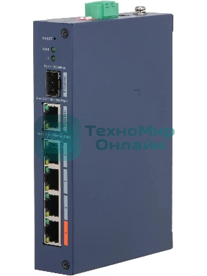 Коммутатор Dahua DH-CHS4106-4ET-60 4x100 Мбит/с 1x1 Гбит/с управляемый