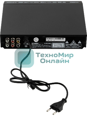 Плеер DVD Hyundai H-DVD200 черный Караоке ПДУ