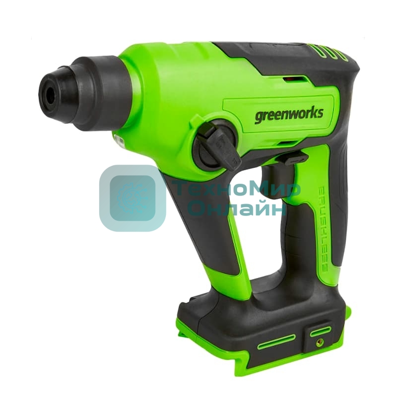 Перфоратор аккумуляторный бесщеточный без АКБ и ЗУ GreenWorks GD24SDS1 1,2 ДЖ, 24V (3803107)