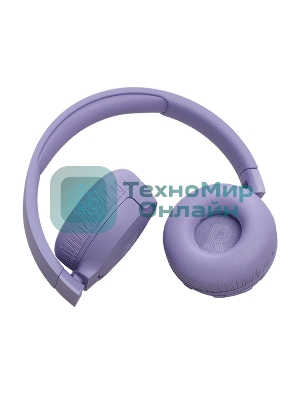 Беспроводные/проводные наушники JBL Tune 670NC фиолетовый, накладные, Bluetooth + проводной, активное шумоподавление