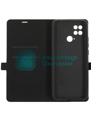 Чехол (флип-кейс) BoraSCO для Xiaomi Poco C40 черный