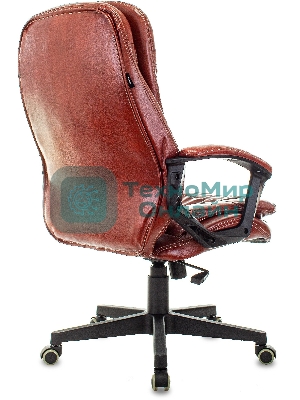 Кресло Бюрократ T-9950LT Boroko-37 коричневый, экокожа